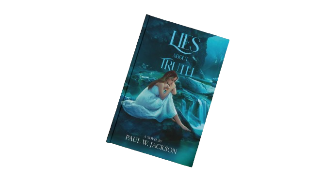 Lies_About_Truth_Cover-removebg-preview The Organic Underwear Conspiracy Book. red green blue, statue illustrated on cover